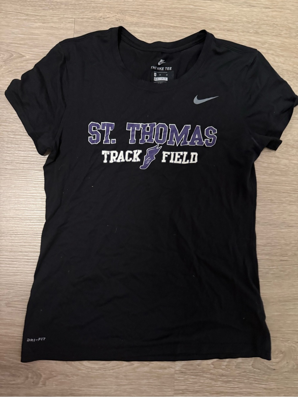 Nike Black St. Thomas Track & Field Short Sleeve Tee